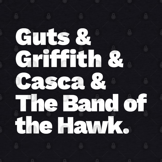 Guts & The Band of the Hawk by LanfaTees